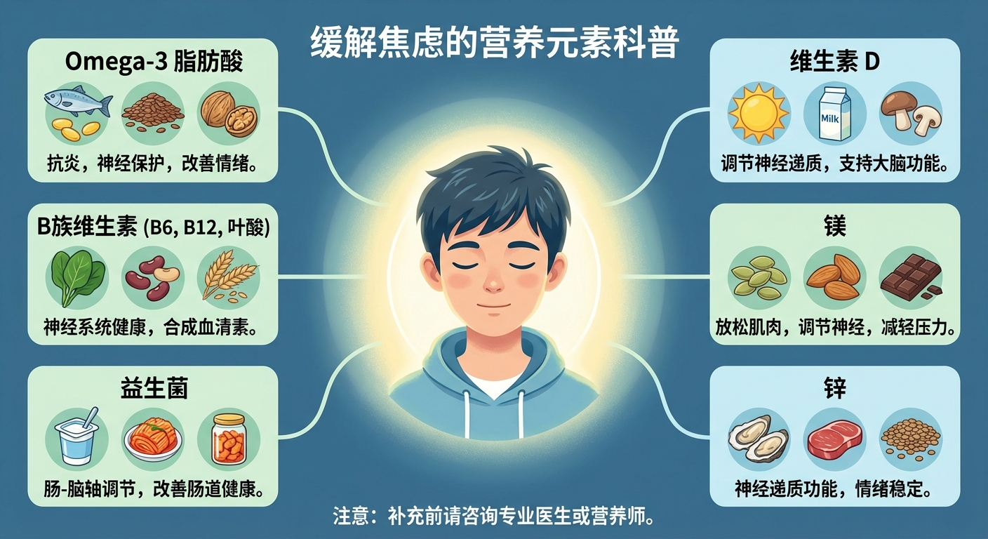 哪些营养元素可以缓解自闭症青少年的焦虑！